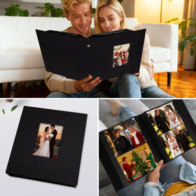 Aevdor 99% transparent pocket pages reveal details without removing photos.