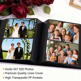 Aevdor cover window showcases a selected photo for personalized album labeling.