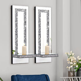 Aeveco two-piece sconce set ideal for living room and entryway decorations