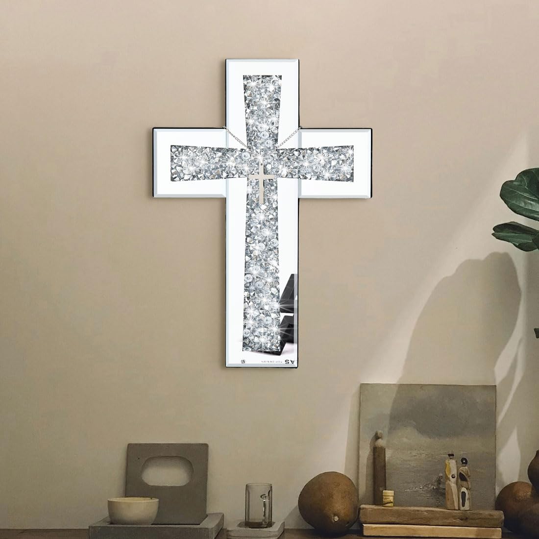 Aeveco premium cross wall art crafted for durable beauty.