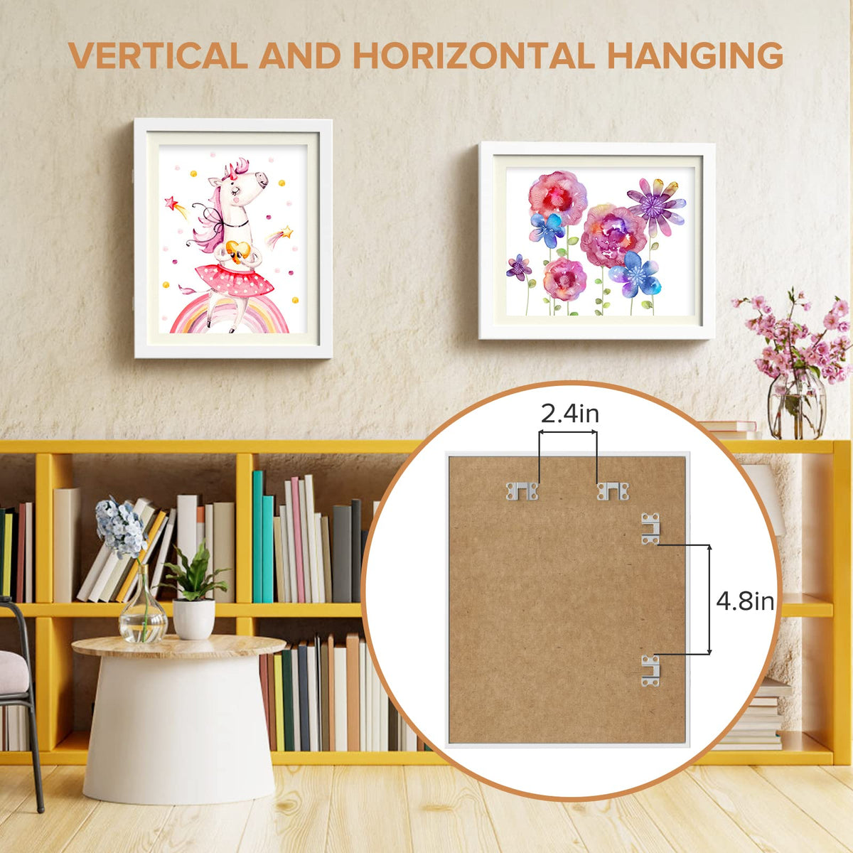 AFEION Kids Art Frame 8x10-5 with mat offers a tidy, display-ready presentation.