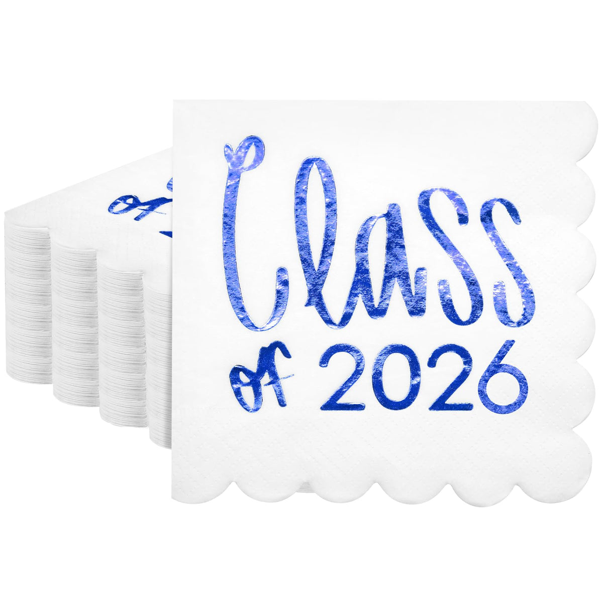 Affrolling Class of 2026 napkins pack for graduation decor