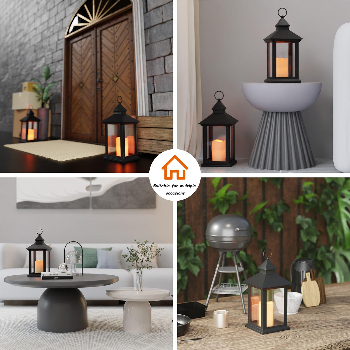 AFINETH diamond-style lantern decor as a versatile centerpiece