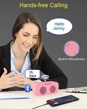 AFK alarm clock long-playback battery offering hours of music and alarms.