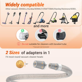Afloia vacuum attachment hose connector illustrating easy compatibility