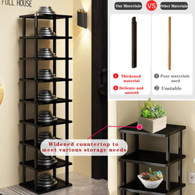 AFOORD closet storage shoe rack helps daily footwear stay organized