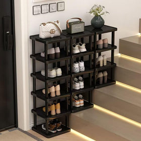 AFOORD corner shelf design fits tight spaces without crowding