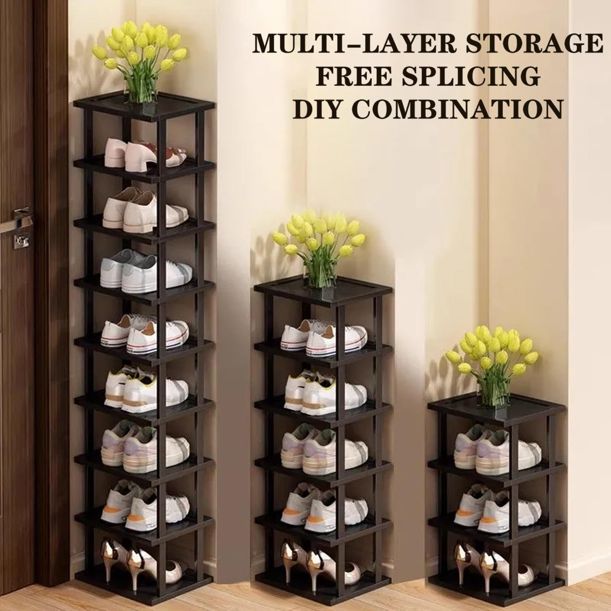 AFOORD entryway placement with shoes organized by the door