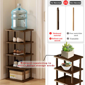 Afoord open-design rack can display plants or books when needed.