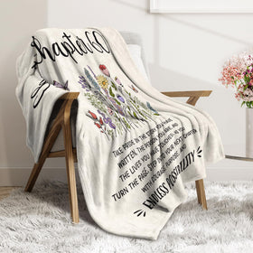 Afterprints air-conditioned nights become cozier with this lightweight yet warm throw.