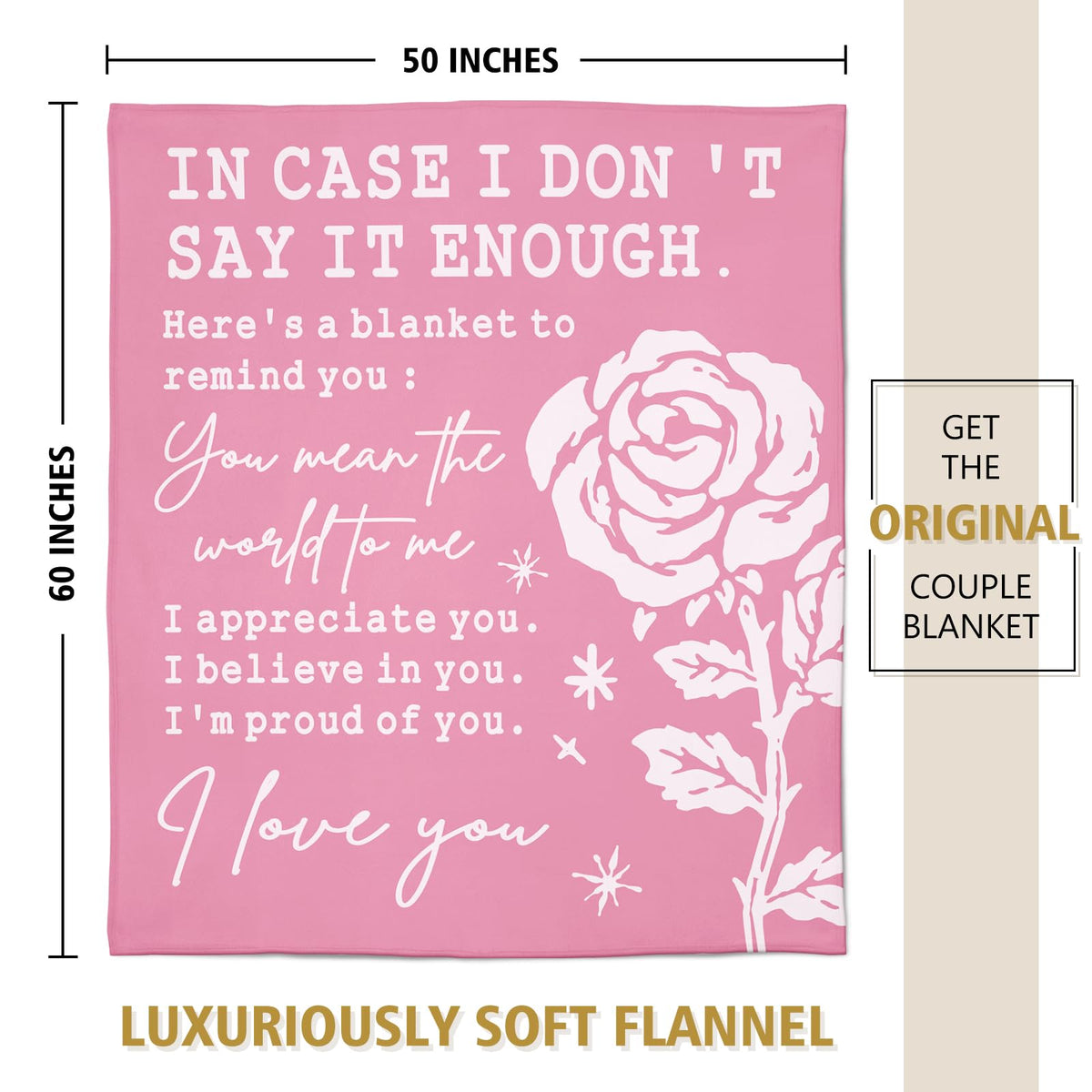 Afterprints rose print blanket as bedroom decor, adding luxurious texture and ambiance