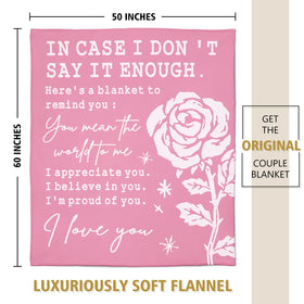 Afterprints rose print blanket as bedroom decor, adding luxurious texture and ambiance