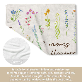 Afterprints floral throw is gift-ready, perfect for mom's special occasions.