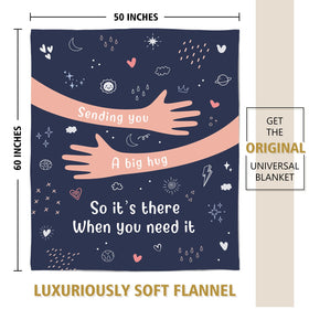 Afterprints Multi-Use Soft Blanket for couch or bed demonstrates versatile home comfort.