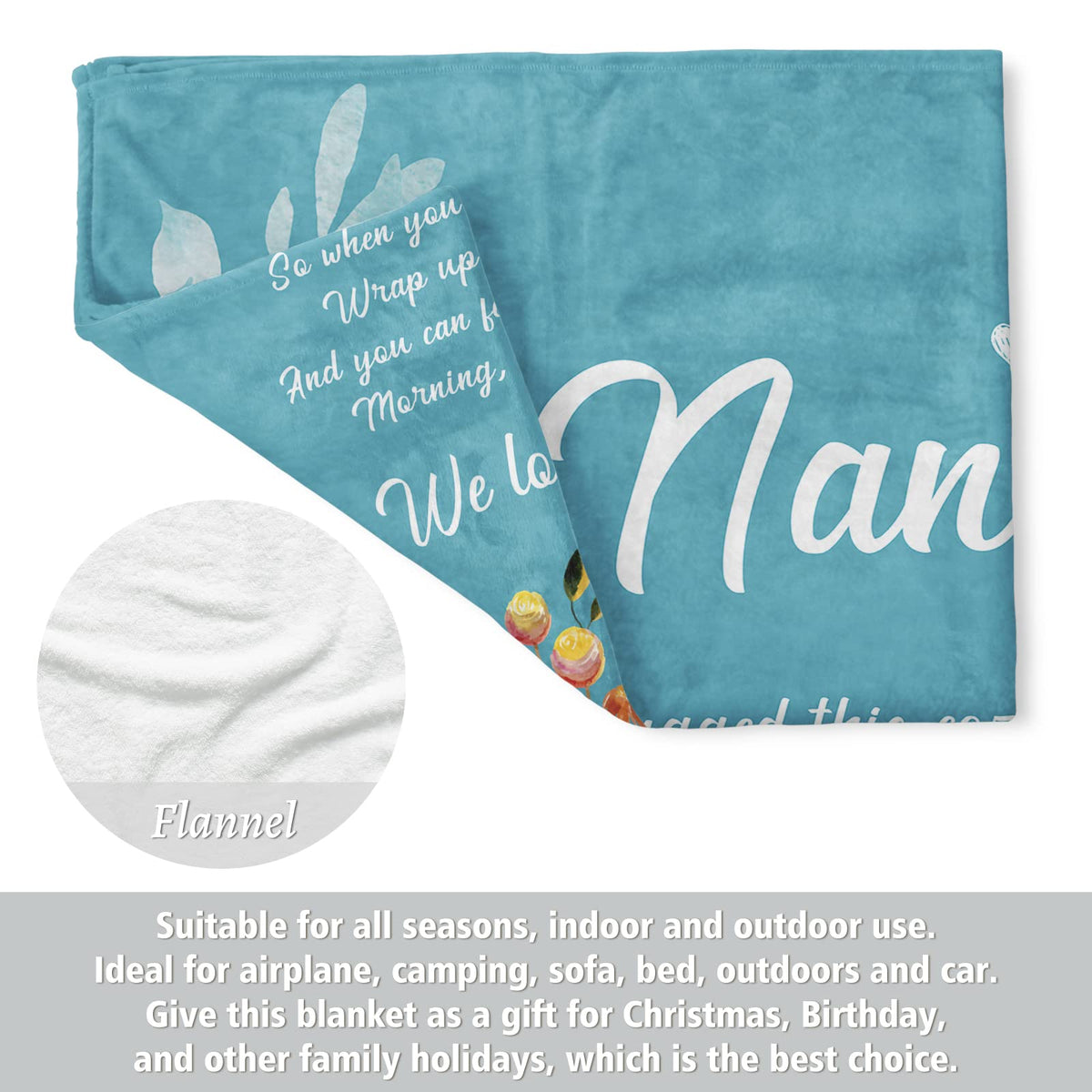 Afterprints Nana Gifts cozy couch scene highlights home-use versatility
