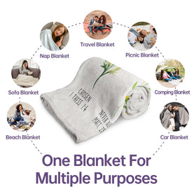 Afterprints travel-friendly throw blanket, easy to pack for trips.