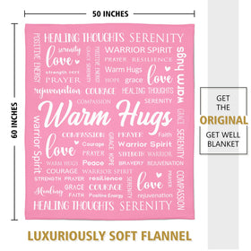 Afterprints Warm Hugs Blanket ambient scene evokes soothing support at home