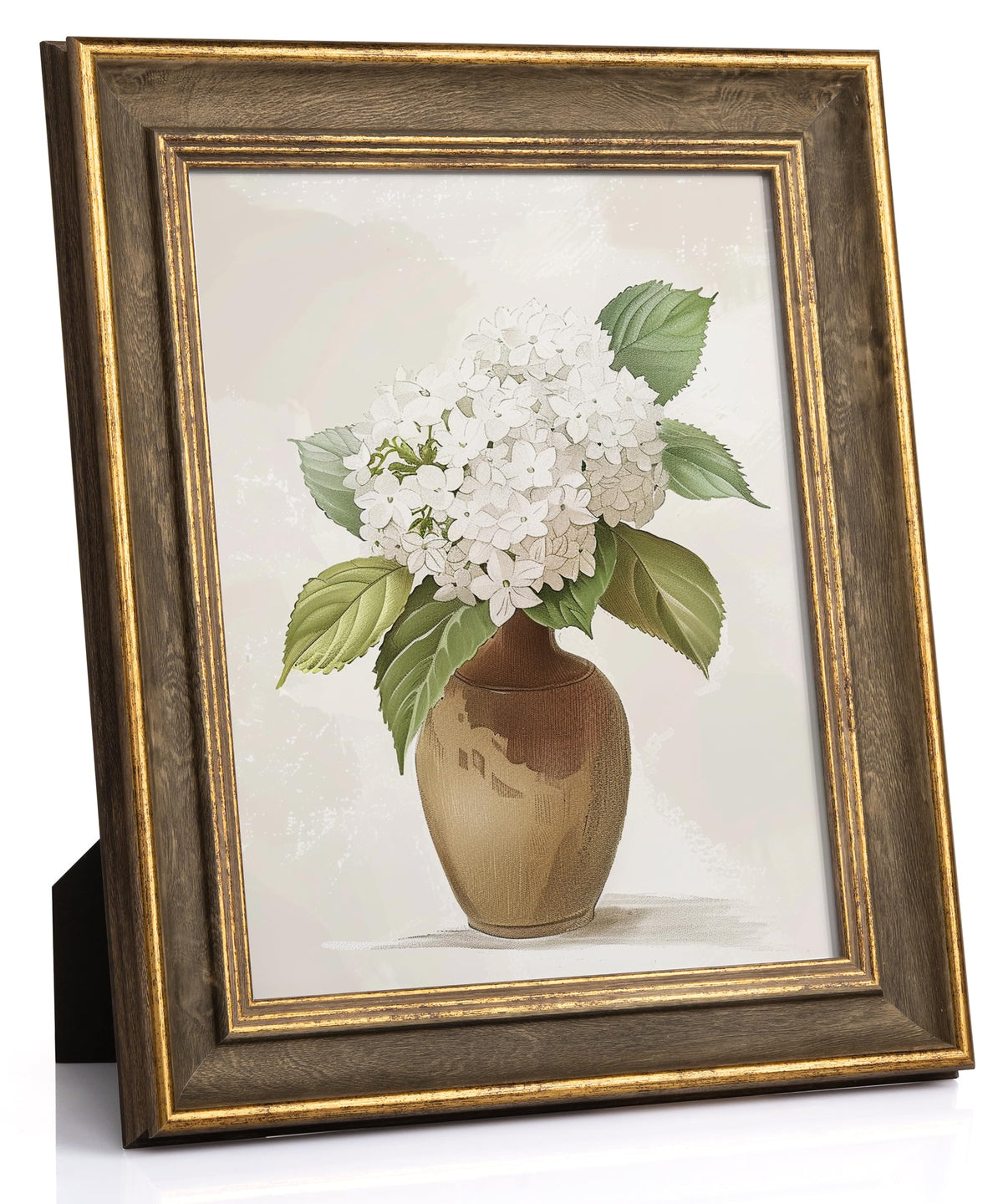 Afuly 8x10 vintage frame front view highlights elegant gold lines for rustic decor.