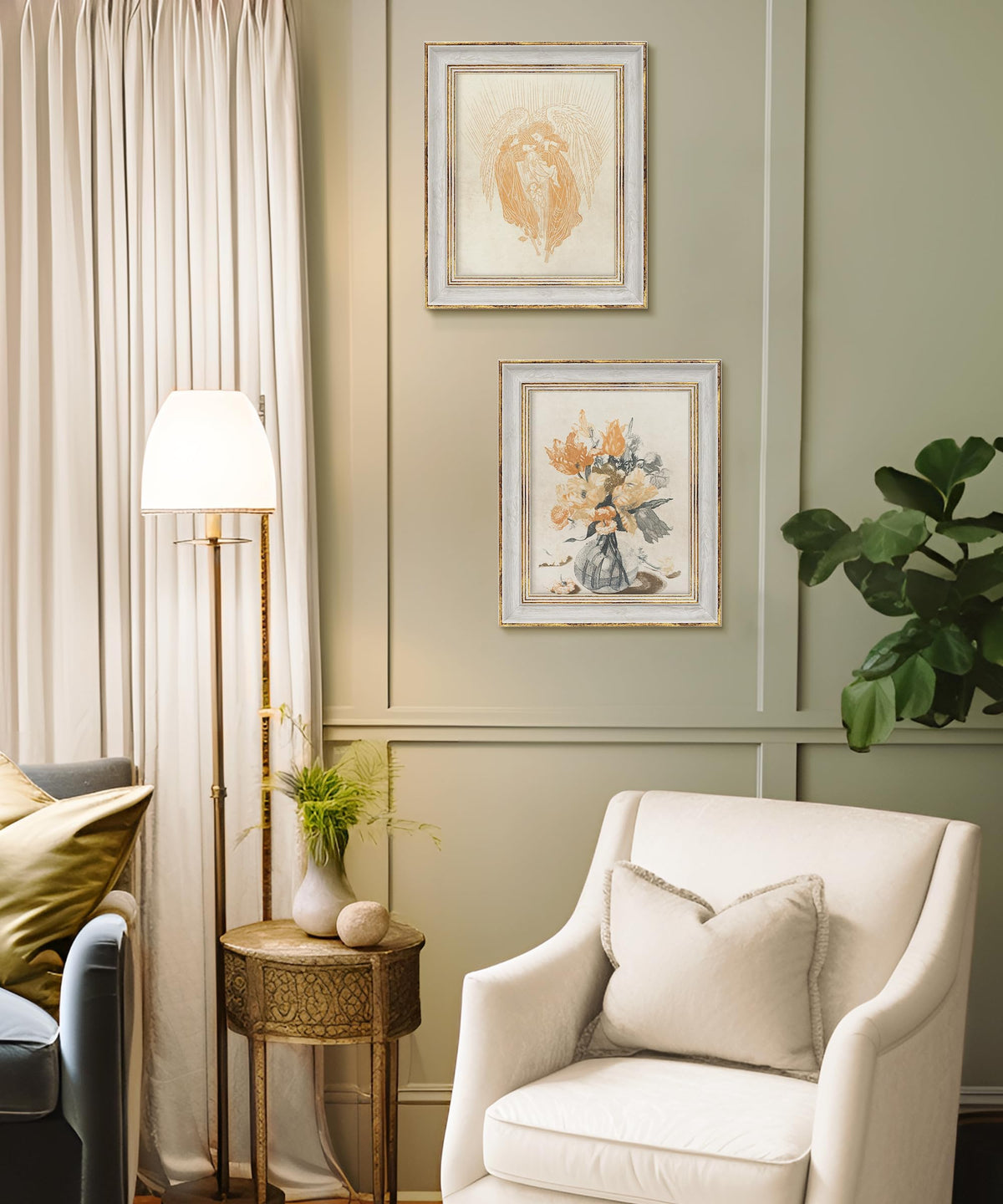 Afuly frame wall-hanging setup ready for vertical or horizontal display