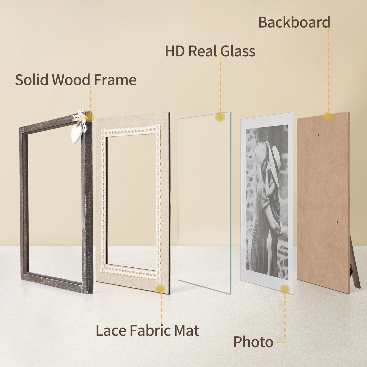 Afuly FSC-certified wood frame highlights sustainability without compromising style.