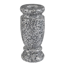 Afvarir granite cemetery vase demonstrates durable construction for lasting grave marker decor.