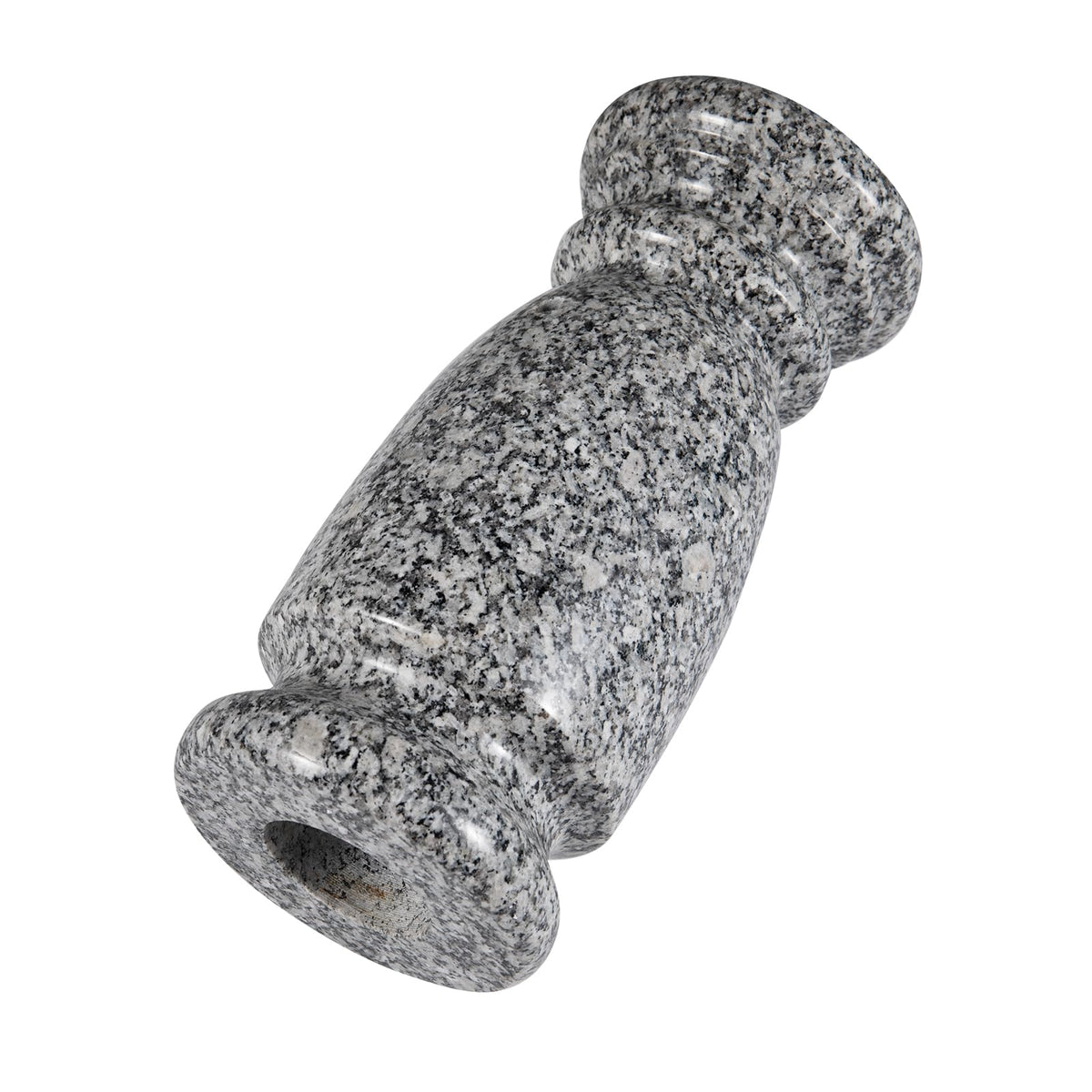 Afvarir granite cemetery vase features a polished top and sides for elegant display.
