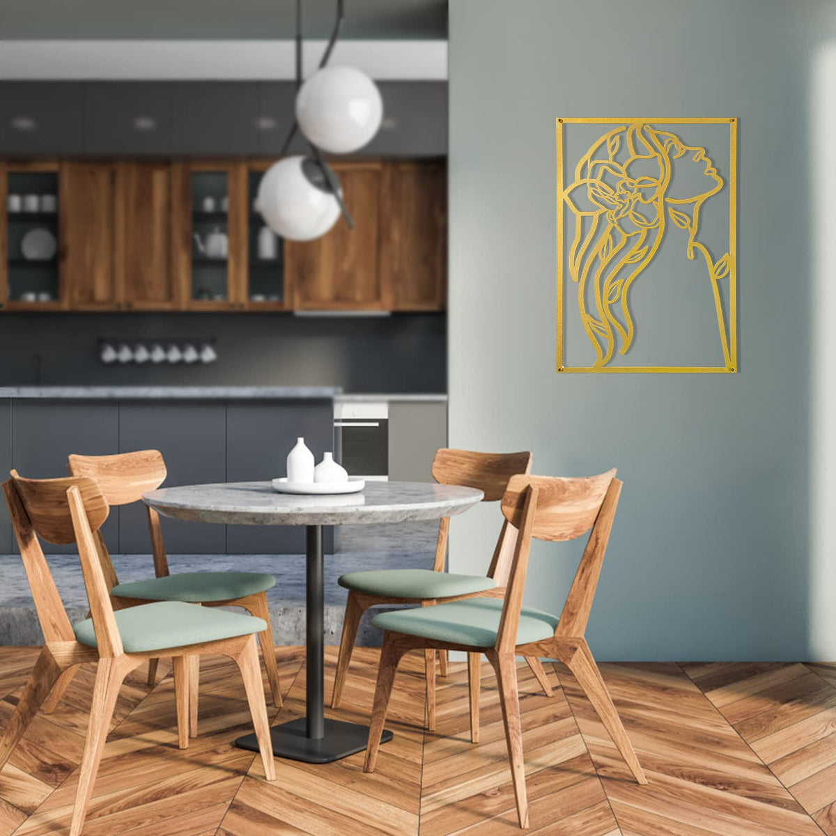 AGIOTA gold room decor for bedroom elevates indoor atmosphere.