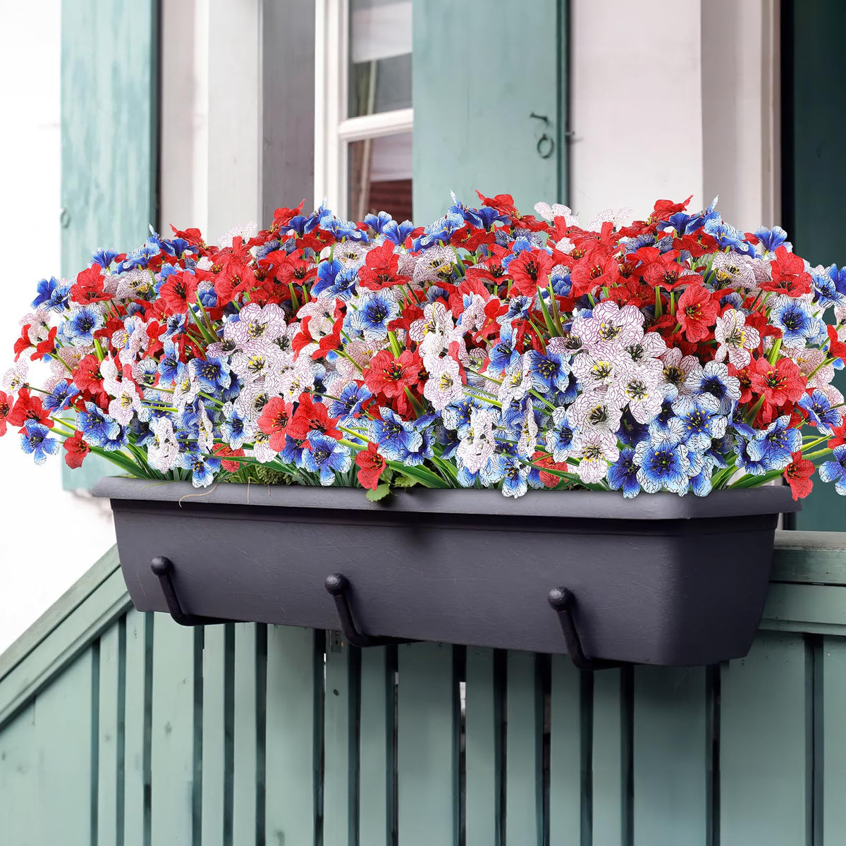 AGIRL durable faux flowers for garden or yard year-round color.