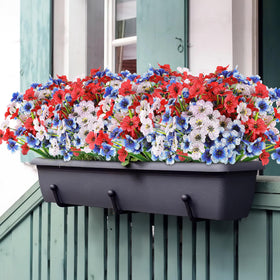 AGIRL durable faux flowers for garden or yard year-round color.
