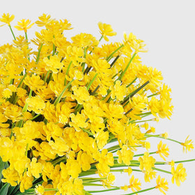 AGIRL artificial flowers close-up showing realistic petals and leaves.
