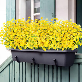 AGIRL window box display with year-round color from artificial blooms.