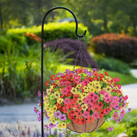 AGIRL UV-resistant silk flowers stay vibrant in sunlit outdoor spaces
