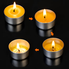 AGLARY fragrance-free tealight ideal for sensitive spaces and hypoallergenic use.