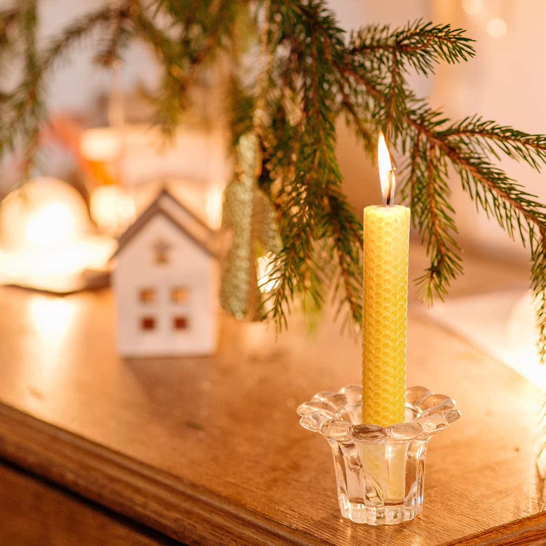 AGLARY honeycomb pattern candles highlight artisan craftsmanship