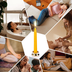 AGLARY creates cozy meditation atmosphere with warm candlelight.