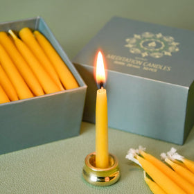 AGLARY set of 50 beeswax candles perfect for gifting.