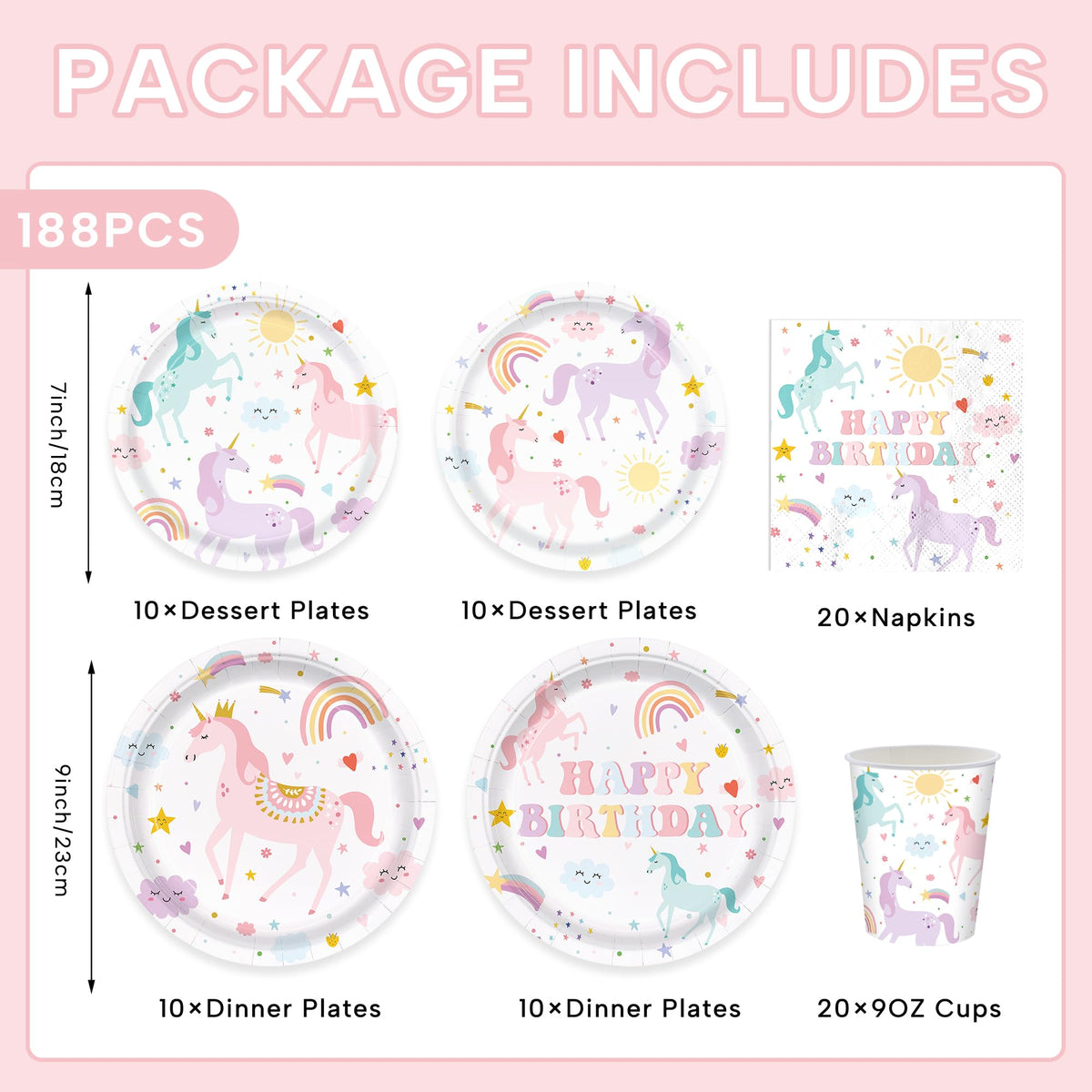 AGoooodySet unicorn cups support quick, mess-free drinks during celebrations.