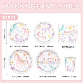 AGoooodySet unicorn cups support quick, mess-free drinks during celebrations.