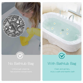 AGPTEK 20 pack bath liners simplify cleanup for busy salons and hotels.