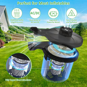 AGPTEK air pump three-nozzle set for diverse item fits