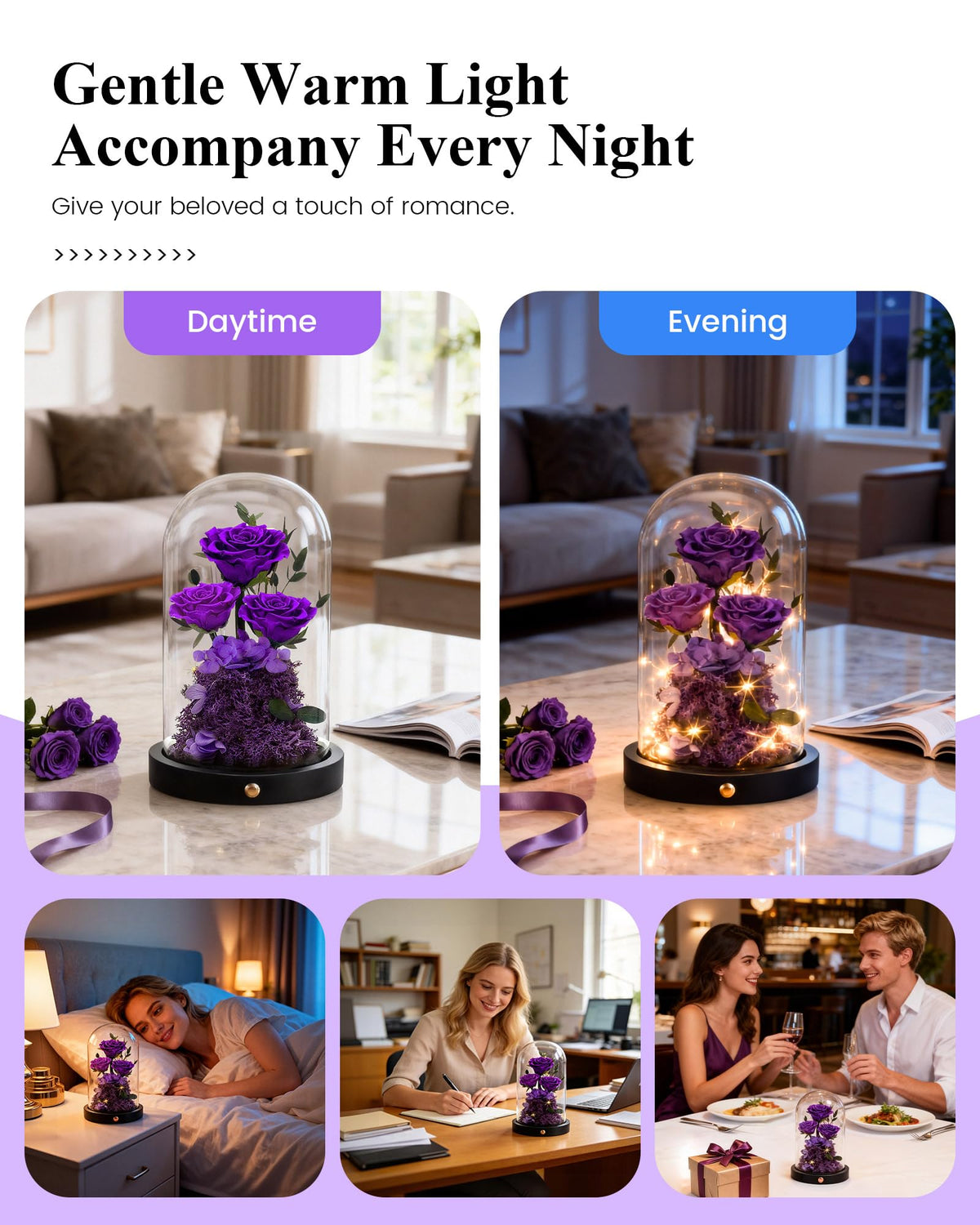 AGRUL gift-ready rose dome packaging makes gifting effortless and memorable.