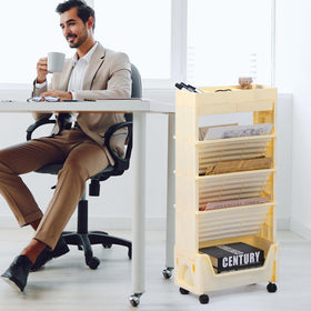 AGTEK top shelf with dividers keeps small items neatly separated.