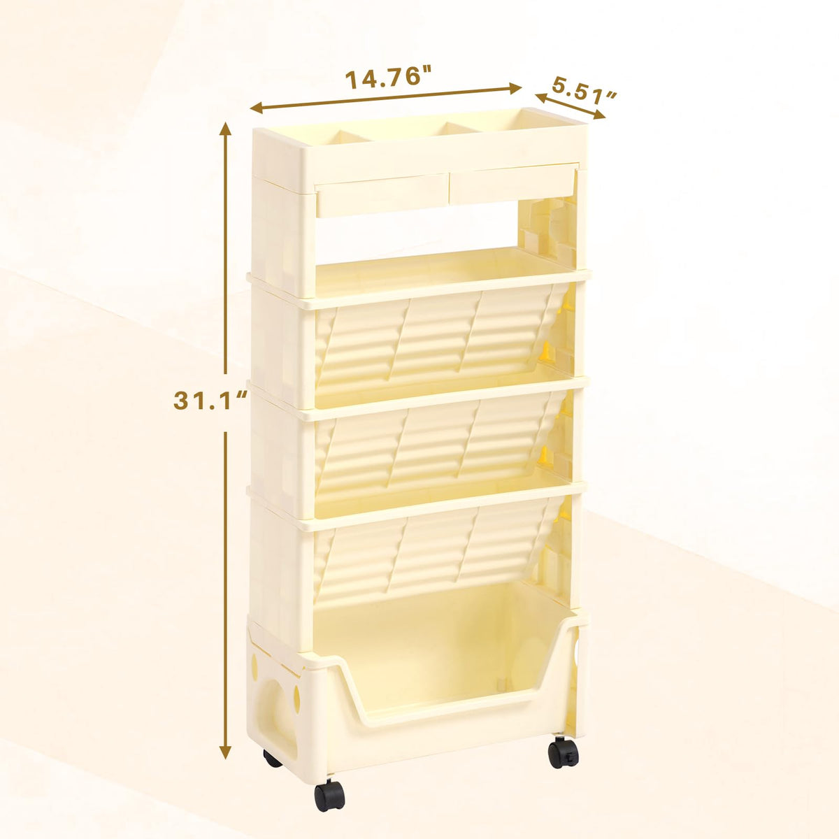 AGTEK cart ideal for organizing books supplies crafts and teaching tools.