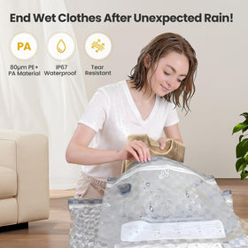 AH AEHIBO vacuum bags airtight seal highlights compression for luggage organization.