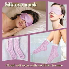 AHAGIFTREE eye mask in gift basket to block light for rest.