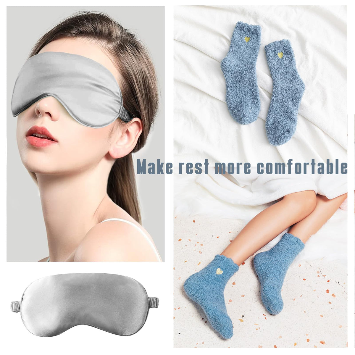 AHAGIFTREE socks feature soft fabric for cozy downtime and self-care.