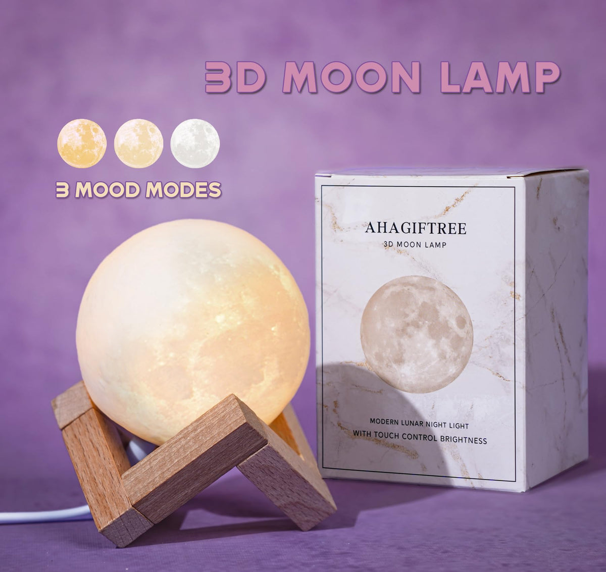 AHAGIFTREE soy candle in gift basket for warm ambience.