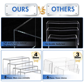 Aheroi 9.05-inch riser creates dramatic dessert table displays