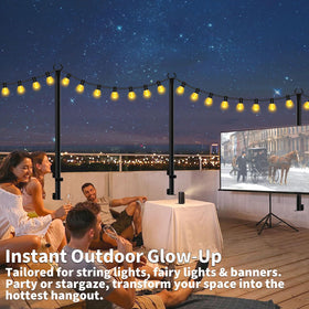 AHRLHR waterproof rust resistant coating keeps poles looking new in all weather.