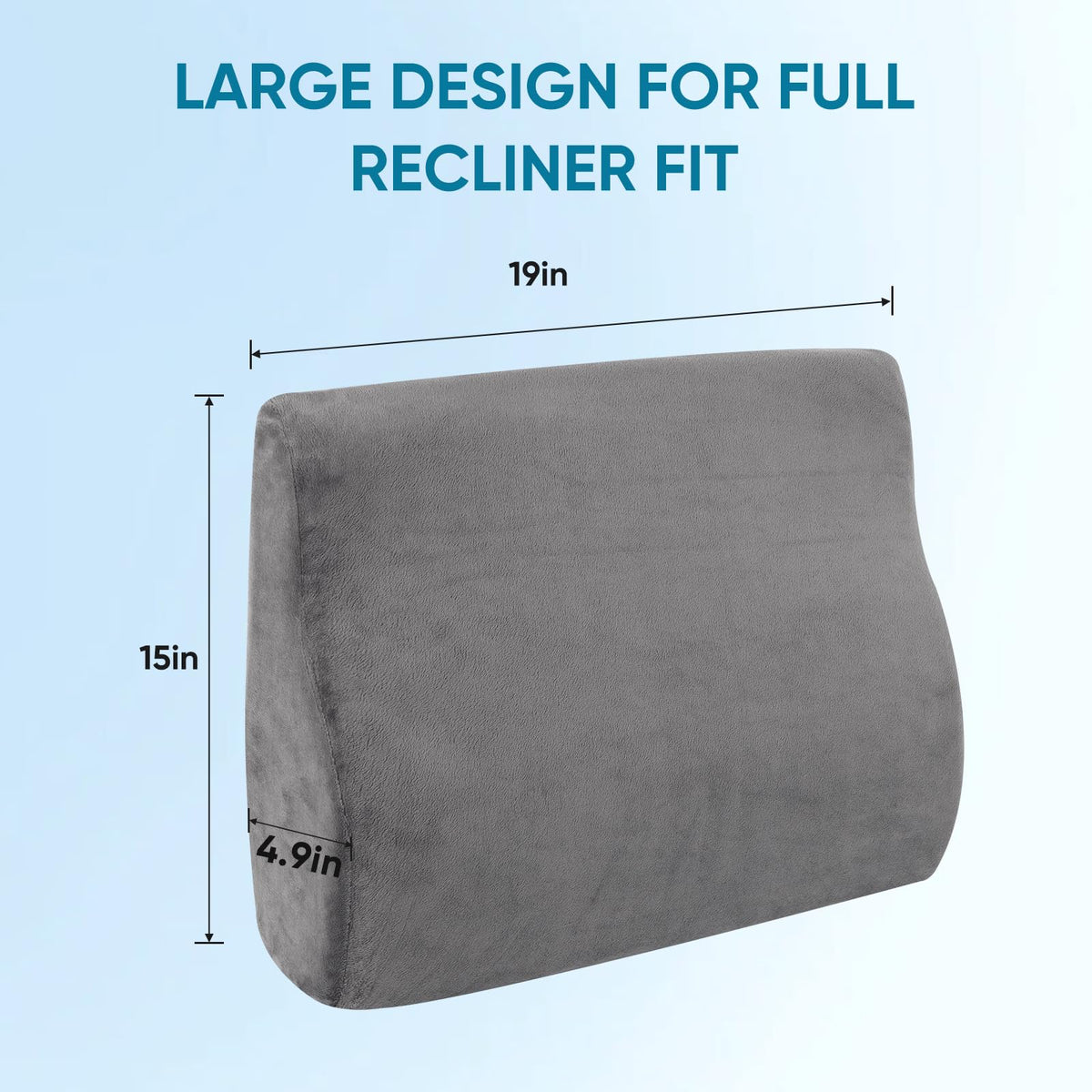 AHUAWA lumbar-support-pillow high-density-base demonstrates stable support on seats.